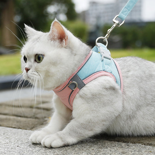 Fashion Small Dog Vest Hand Holding Rope