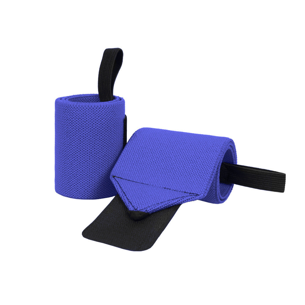 Power Lifting Bench Press Anti-sprain Professional Sports Pressure Booster Stripe Wrist Winding Elastic Bandage