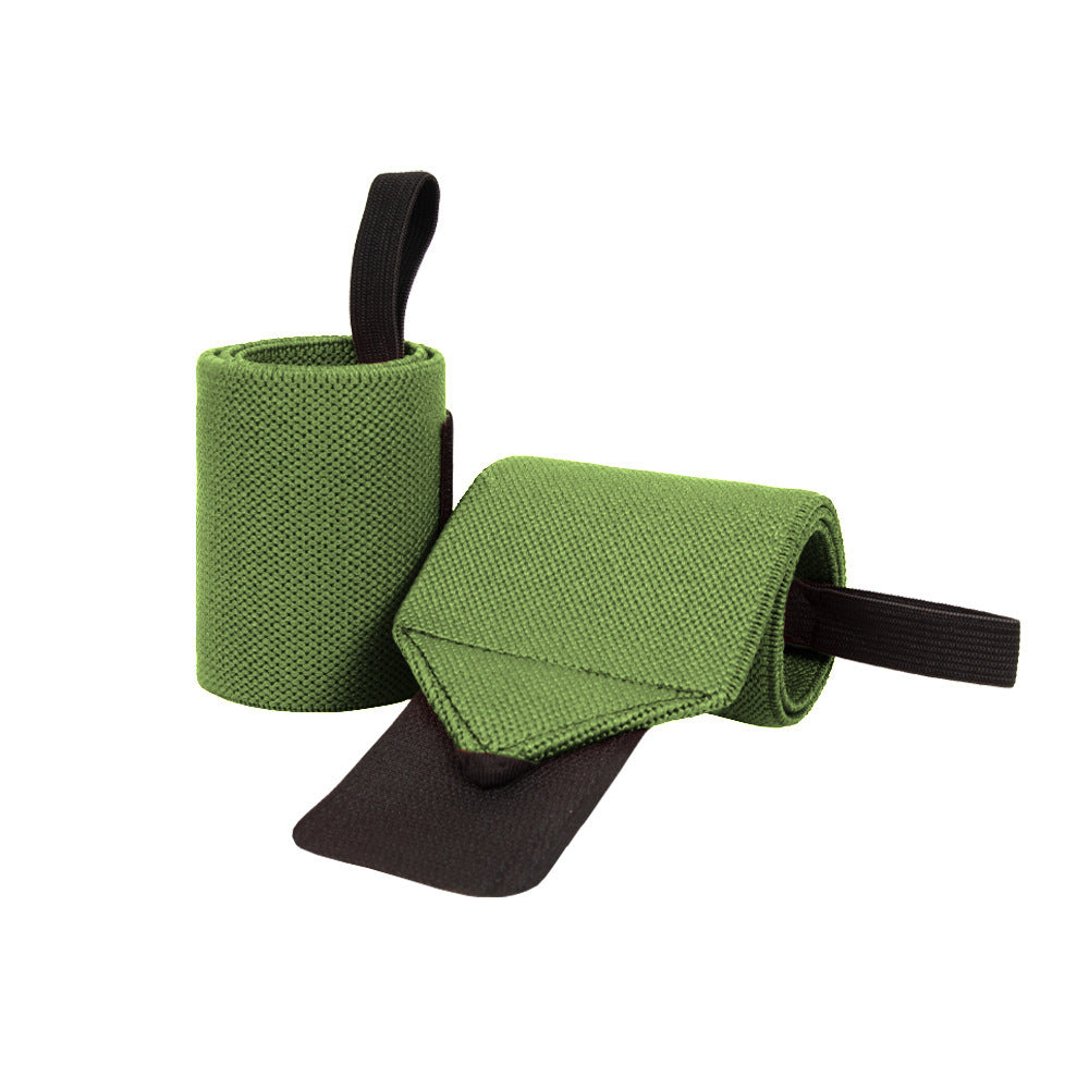 Power Lifting Bench Press Anti-sprain Professional Sports Pressure Booster Stripe Wrist Winding Elastic Bandage